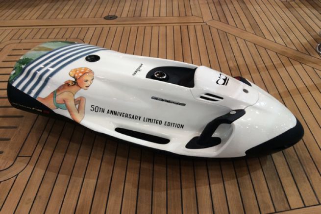 Ein Seabob in limitierter Auflage zum 50-jhrigen Jubilum von Princess Yachts