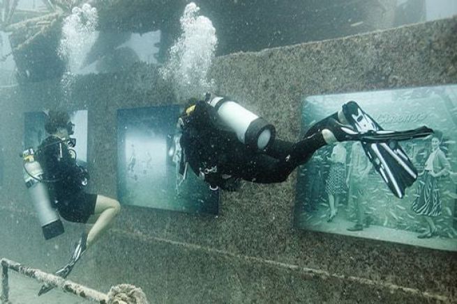 Unterwasser-Ausstellung