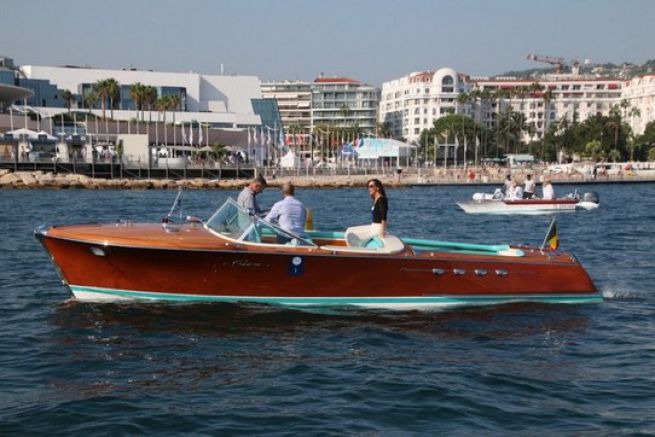 Riva Aquarama beim Eleganzwettbewerb des Cannes Yachting Festivals