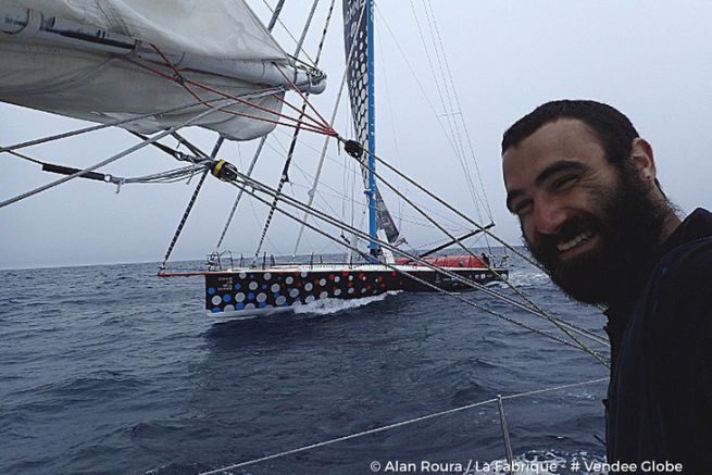 Alan Roura und Eric Bellion segeln Seite an Seite im Herzen des Indischen Ozeans