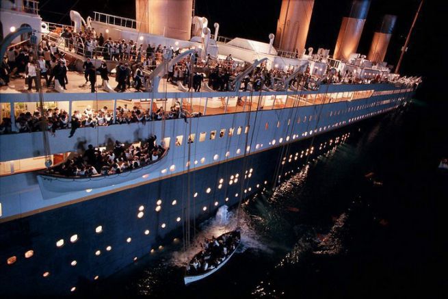 Untergang der Titanic im James-Cameron-Film
