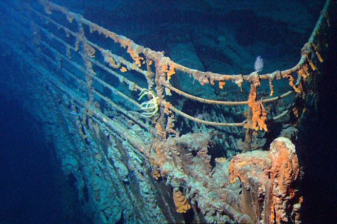 Das Wrack der Titanic