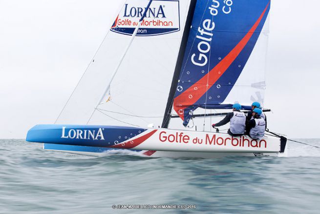Die Diam 24 Lorina-Golfe du Morbihan beim Normandie-Cup 2016