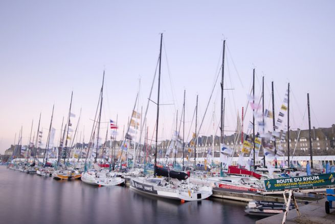 Route du Rhum 2018: Anmeldungen abgeschlossen, in 100 Tagen der Start Die Pontons für die Route du Rhum 2014