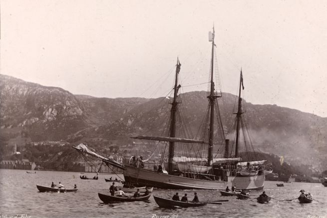 Abreise aus dem Fram im Jahr 1893