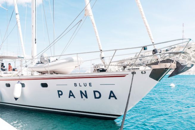 Der Blaue Panda, das WWF-Segelboot