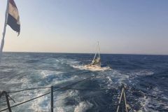 Haltung, wenige Augenblicke vor dem endg�ltigen Untergang..