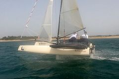 Flug an Bord des Befoil 16 Sport