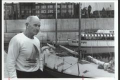 Marcel Bardiaux und sein Segelboot INOX