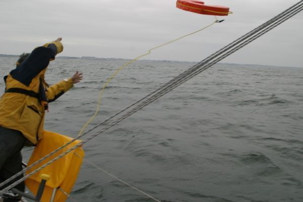 Der Quick Stop, eine effektive Methode, um einen Mann aus dem Meer zu bergen