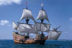 Die Mayflower, das Schiff der Pilgervter