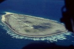 Luftaufnahme der Insel Tromelin
