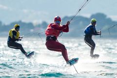 Kitefoil und Windfoil: Die ersten Gewinner der Franzsischen Olympischen Woche 2024