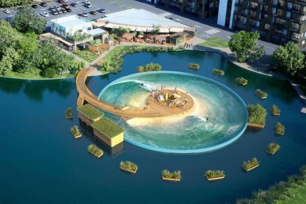 Okahina Wave: Knstliche Welle soll 2025 in der Nhe von Futuroscope  (Frankreich) entstehen