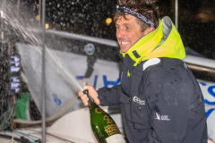 Der irische Skipper Tom Dolan berquerte die Ziellinie als Sieger der Solitaire du Figaro Paprec 2024 am Donnerstag in La Tu