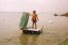 Ein Flo� aus 100 % recycelten Materialien, das meine erste Erinnerung an das Meer weckt