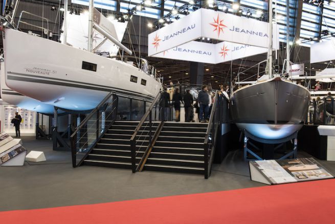 Der Segelstand von Jeanneau auf der Nautic 2016