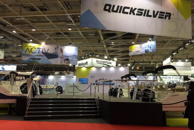 Der Quicksilver-Stand auf der Nautic 2016