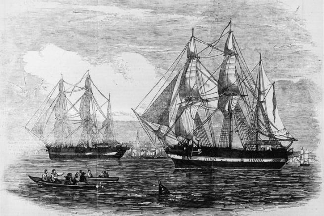 HMS Terror und HMS Erebus aus England