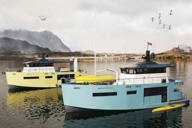 Yacht mit Mybo-System