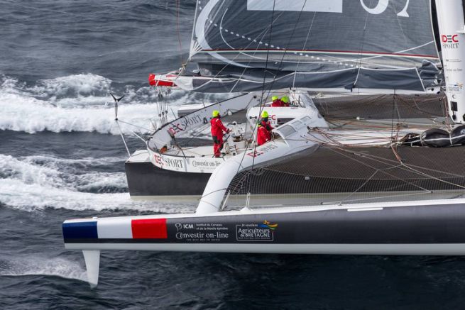 Idec Sport auf der Jules-Verne-Trophe