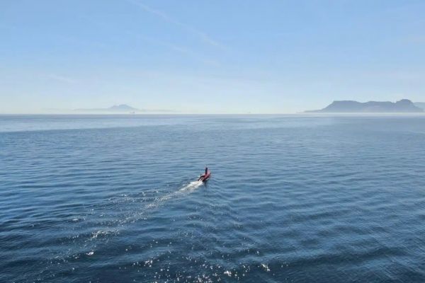 Der DriX O-16 passierte Gibraltar autonom und unbemannt