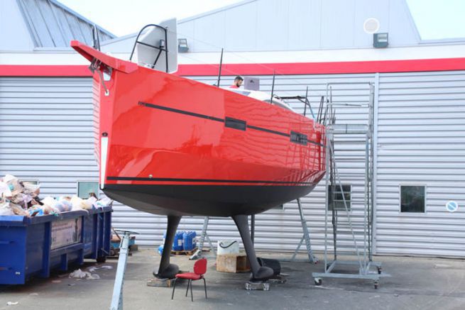 RM Segelboot im Bau