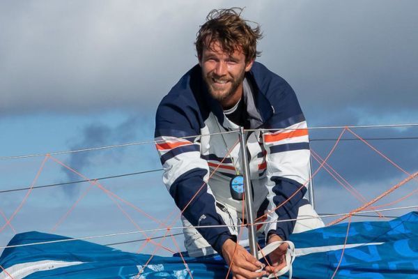 Gaëtan Thomas, der Belgier, der seine ?Route du Rhum? in letzter Minute auf die Beine gestellt hat
