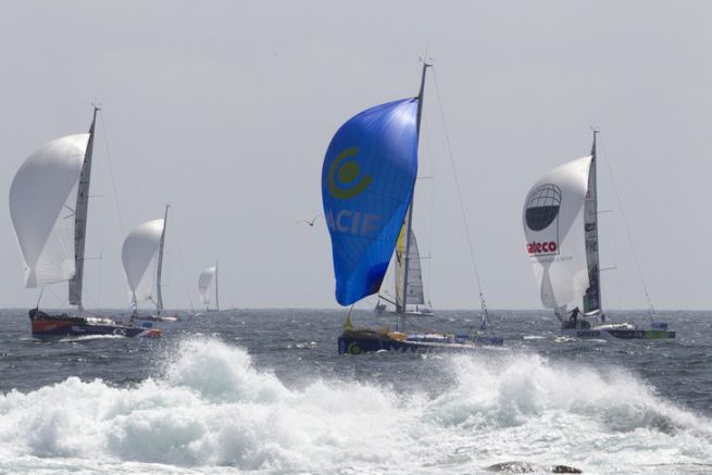 Beginn der 3. Etappe des Solitaire Urgo Le Figaro