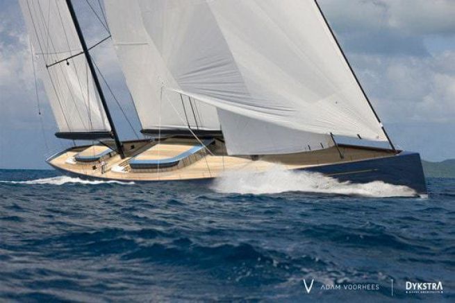 70 m Ketch-Konzept