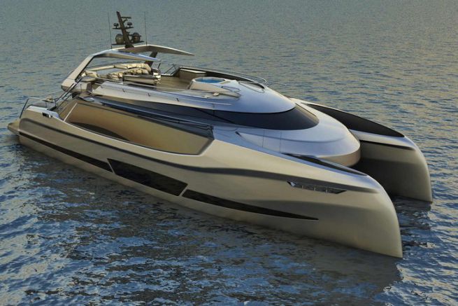 Ego, ein Superyacht-Katamaran-Konzept