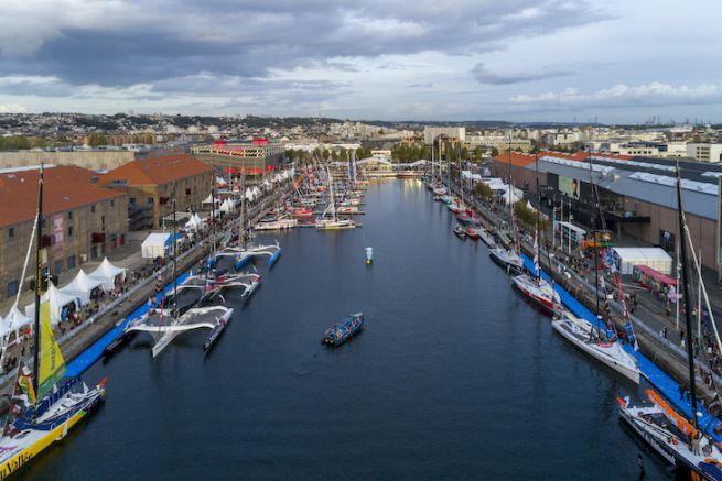 Das Paul Vatime Becken in Le Havre vor Beginn des Transat Jacques Vabre