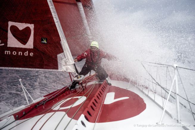 Tanguy de Lamotte gekleidet von Tribord